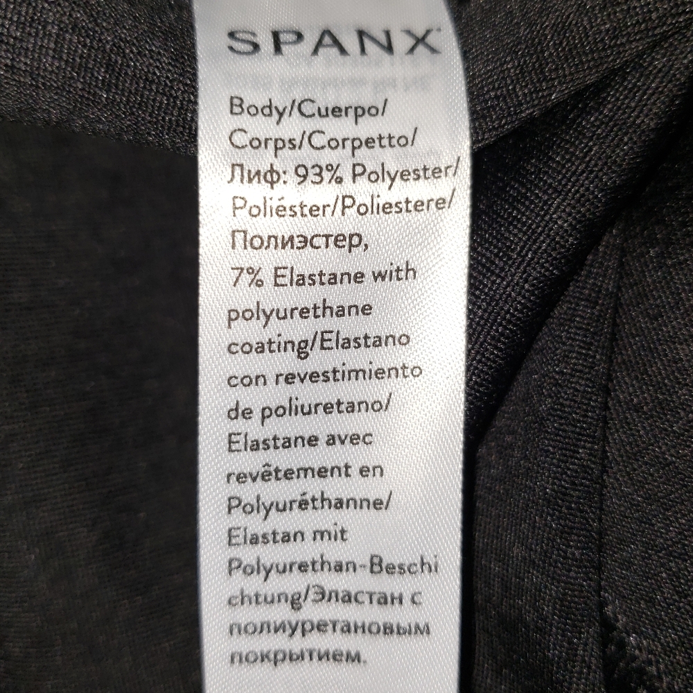Spanx Black Faux Leather Joggers - Picture 8 of 11